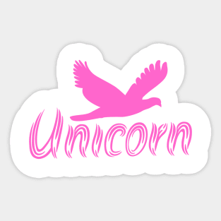 Unicorn Pigeons Sticker